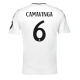 Real Madrid Eduardo Camavinga #6 Replike Domaci Dres 2024-25 Kratak Rukav